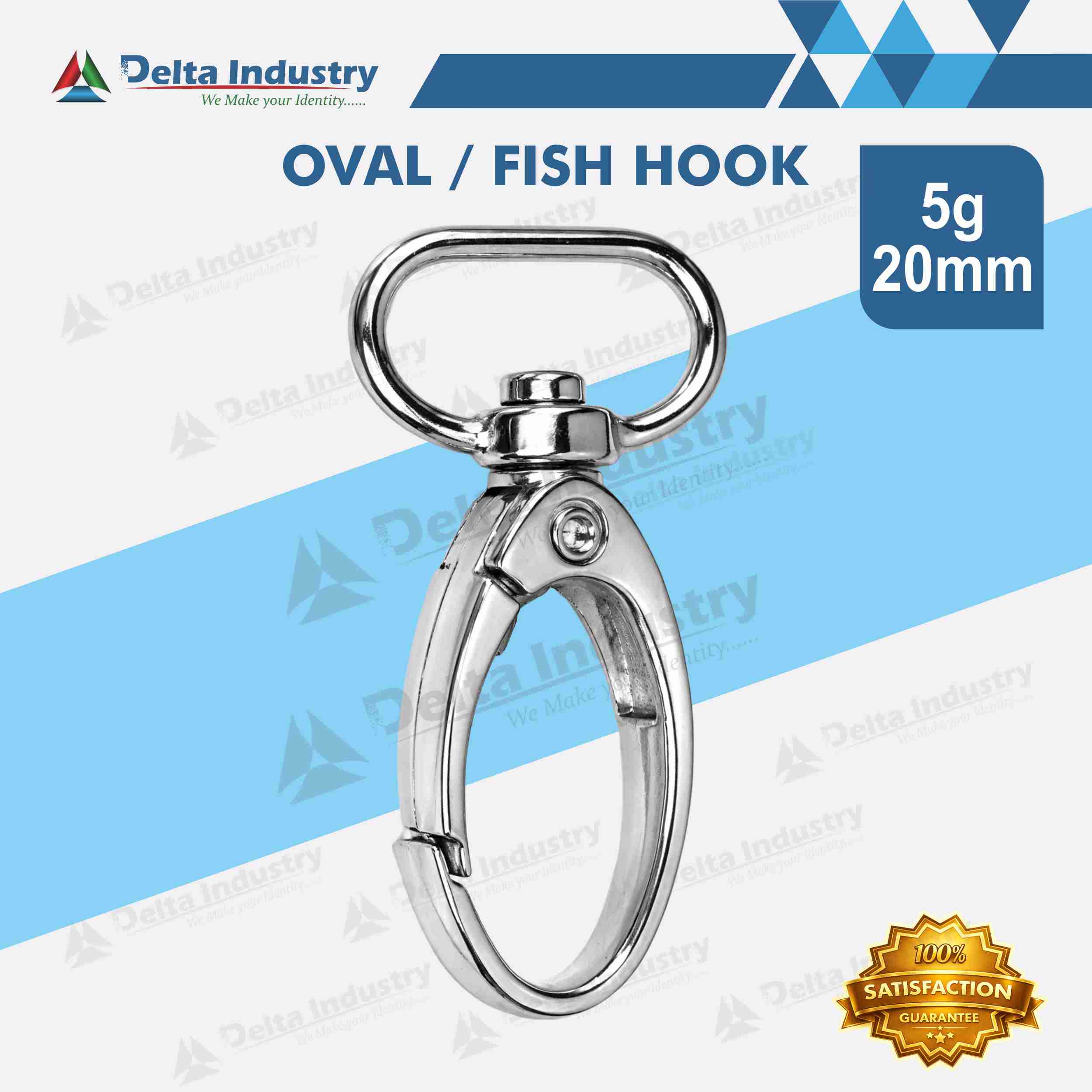OVEL / FISH HOOK 5G 20 MM