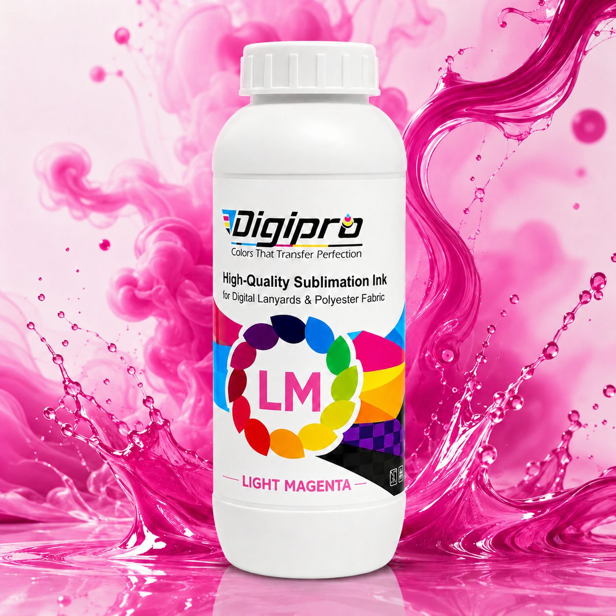 LIGHT MAGENTA SUBLIMATION INK