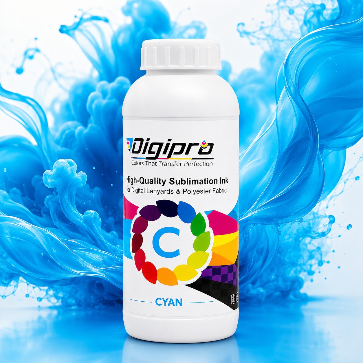 CYAN SUBLIMATION INK