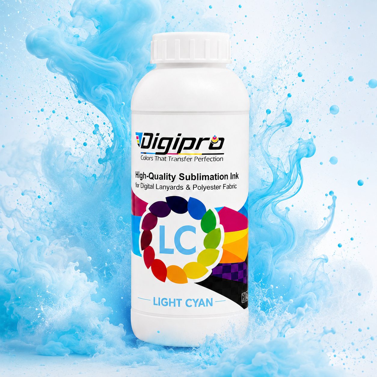 LIGHT CYAN SUBLIMATION INK