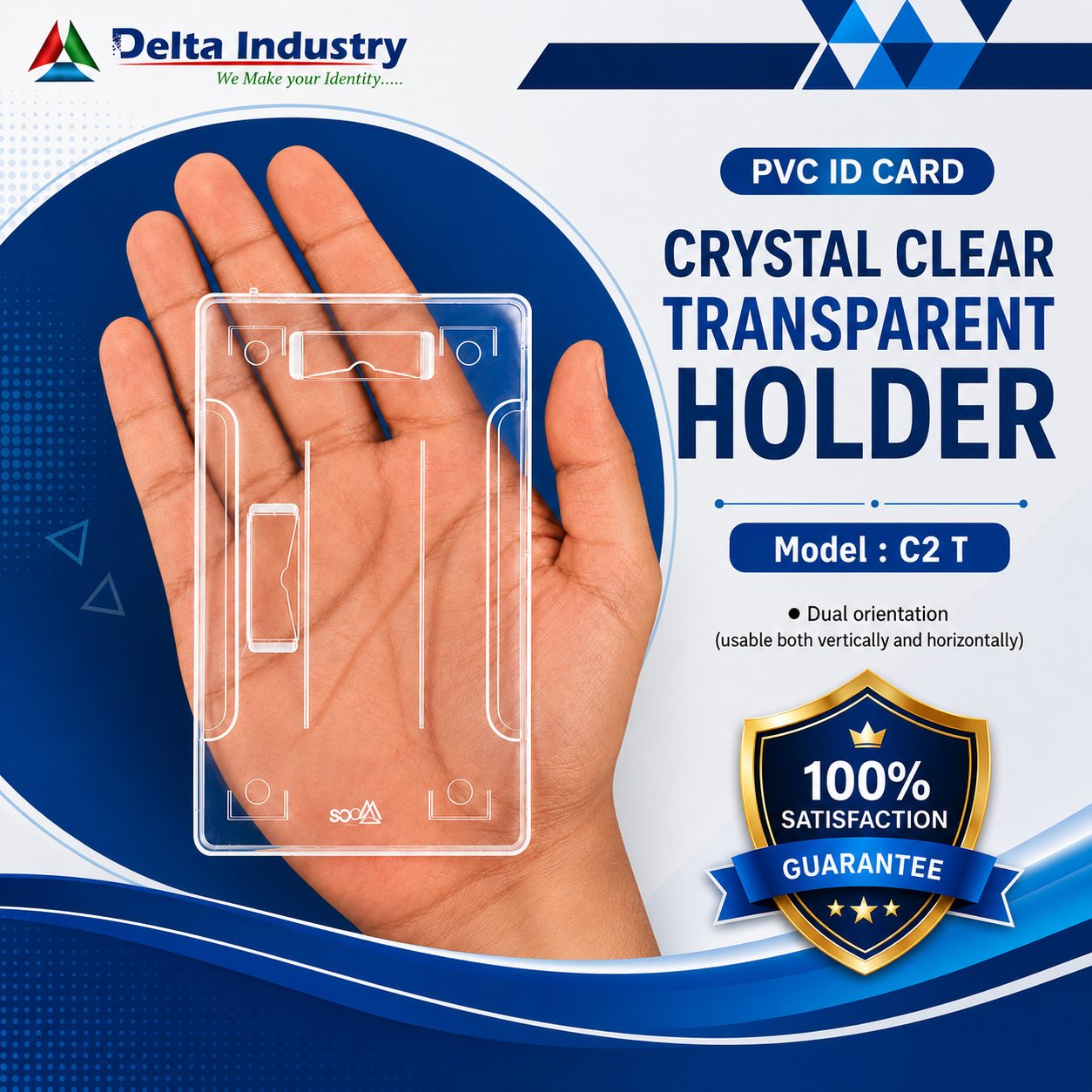 C2T PVC ID Card Holder