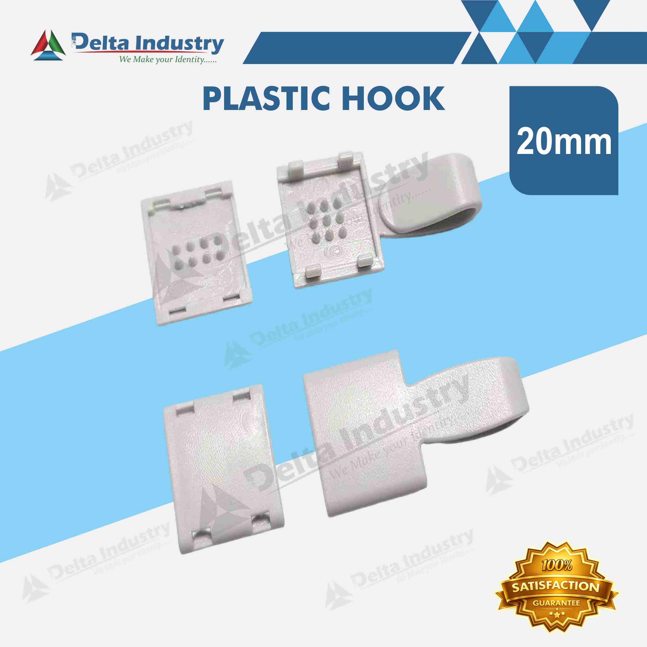 PLASTIC HOOK 20  mm