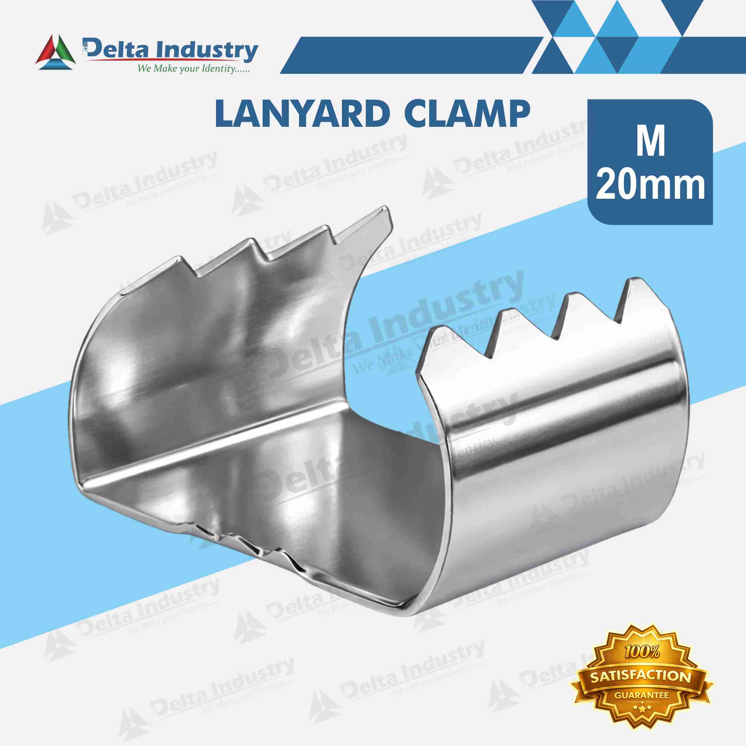M- 20MM CLAMP FOR LANYARDS