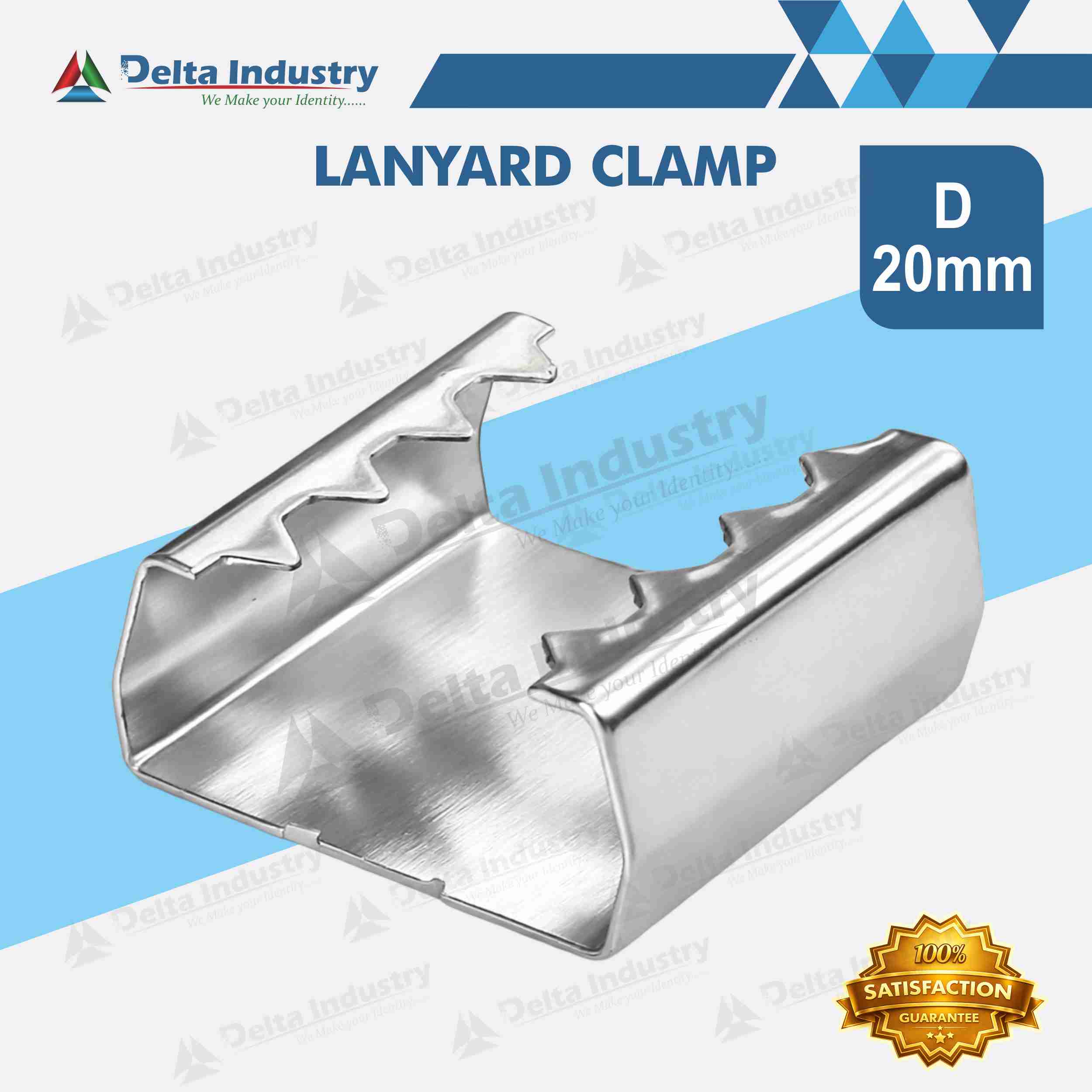 D- 20MM CLAMP FOR LANYARDS