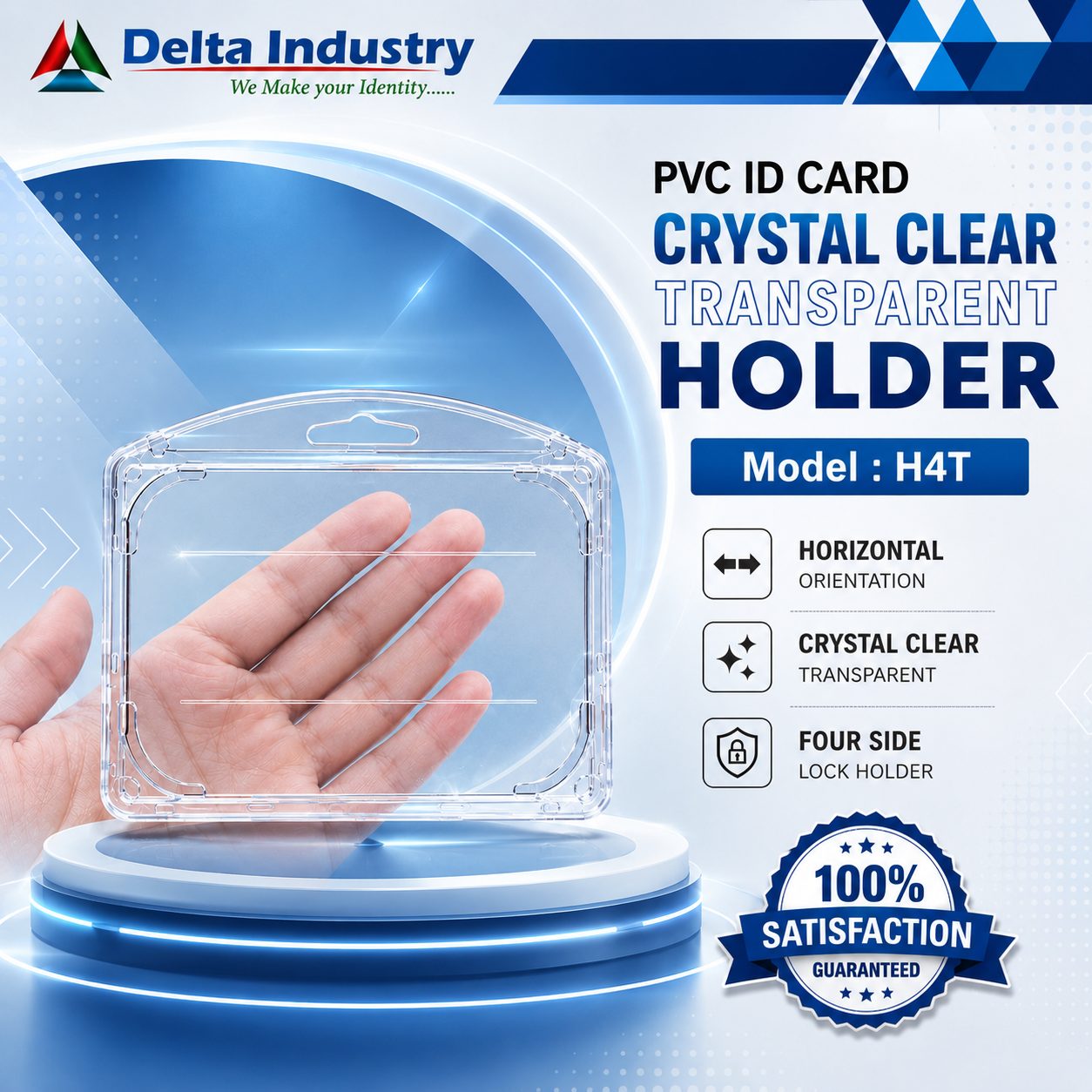 H4T PVC ID Card Holder